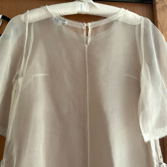 Kamperett SET Ivory Silk Thea Sheath & Lisette Midi Slip - Picture 8 of 10